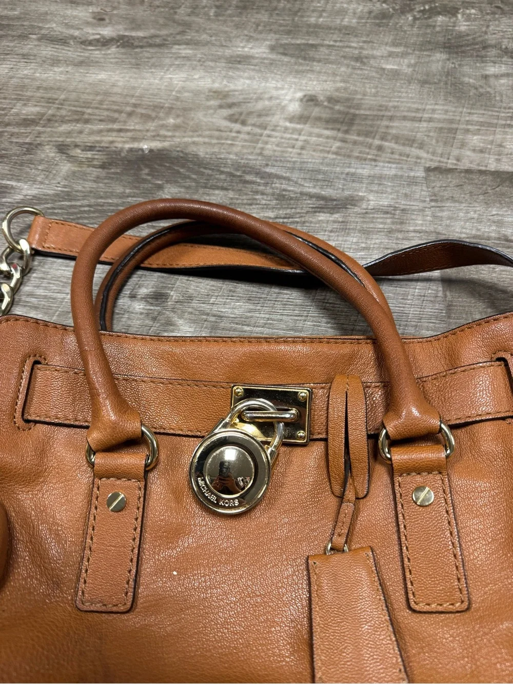 Michael Kors Hamilton Satchel Bag Purse